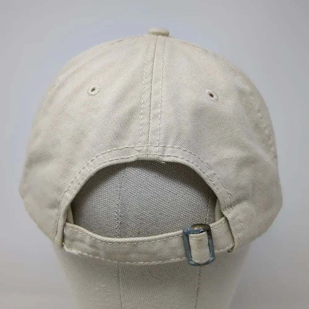 American Dry Goods Baseball Cap Beige Blue One Size Upstate Cerebral Palsy Hat